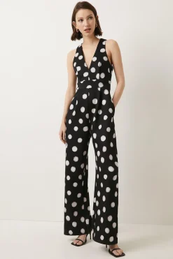 Best Oasis Scuba Spot V Neck Jumpsuit Black