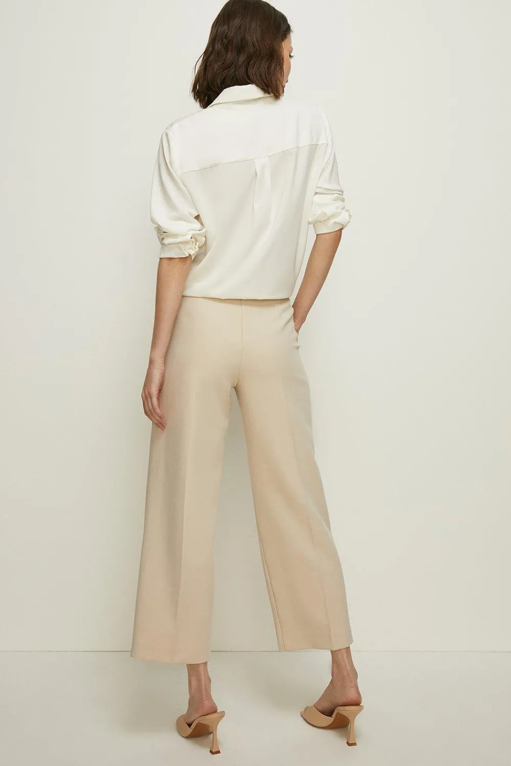 Discount Oasis Seam Detail Tailo Slim Leg Trouser Red