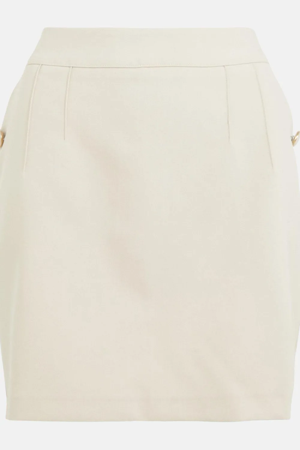 Sale Oasis Seam Detail Tailored Stretch Aline Skirt Beige