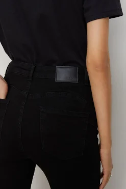 Hot Oasis Short Organic Sculpting Skinny Jean Black