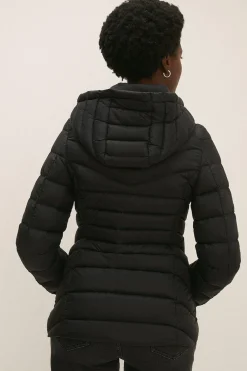 Best Oasis Short Padded Packable Coat Black