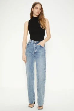 Online Oasis Sleeveless Funnel Neck Jumper Black