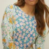 Discount Oasis Slinky Jersey Patched Batwing Mini Dress Multi