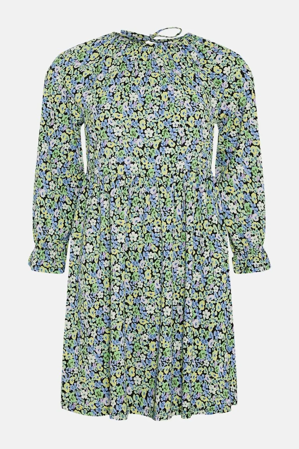 Discount Oasis Small Pansy Crinkle Mini Dress Green