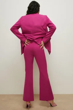 Discount Oasis Smart Tailored Straight Leg Trouser Fuchsia