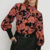 Online Oasis Statement Jacquard Open Back Knitted Top Black