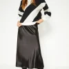 Outlet Oasis Statement Stripe Crew Neck Jumper Pink