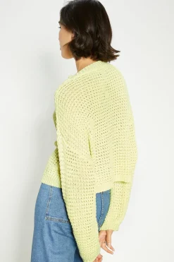 Discount Oasis Stitch Detail Crew Neck Jumper Orange