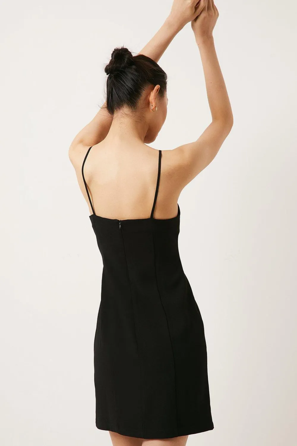 Best Oasis Strappy Tailored Mini Dress White