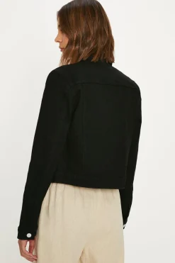 Online Oasis Stretch Denim Nancy Jacket Black