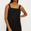 Sale Oasis Stripe Lace Wide Strap Suntop Black