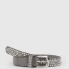 Outlet Oasis Stud Detail Faux Leather Belt Grey