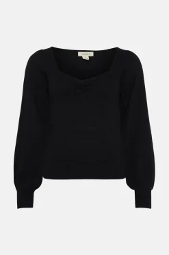 Fashion Oasis Sweetheart Neckline Jumper Blush