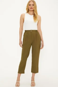 Discount Oasis Tapered Trouser Khaki