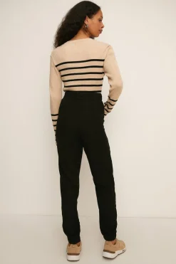 Sale Oasis Tencel Jogger Dark Navy