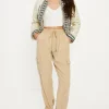 Discount Oasis Tencel Ultimate Cargo Trouser Camel