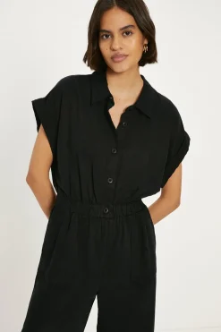 Best Oasis Tencel Utility Jumpsuit Black