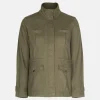 Outlet Oasis Utility Zip Through Jacket Sand