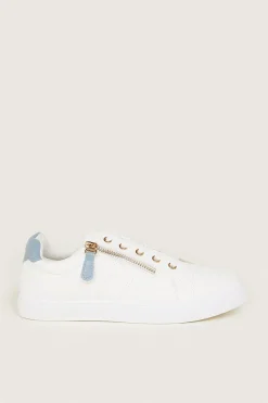 Online Oasis Zip Side Detail Trainers Blue