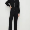 Best Oasis Zip Through Belted Jumpsuit Black